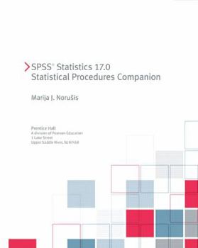 Paperback SPSS 17.0 Statistical Procedures Companion Book