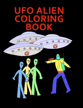 Paperback UFO Alien Coloring Book