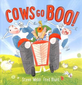 Paperback Cows Go Boo! Book