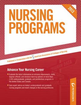Paperback Nursing Programs 2013 Book