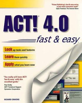 Paperback ACT! 4.0 Fast & Easy Book