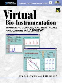 Paperback Virtual Bio-Instrumentation [With CDROM] Book