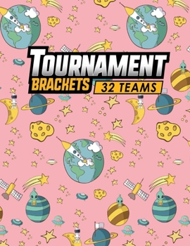 Paperback Tournament Brackets - 32 Teams Book