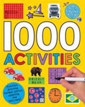 Paperback 1000 Activities: Puzzles, Drawing, Number Games, Coloring, and Lots More! Book