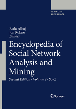 Hardcover Encyclopedia of Social Network Analysis and Mining Book