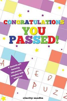 Paperback Congratulations You Passed puzzle book