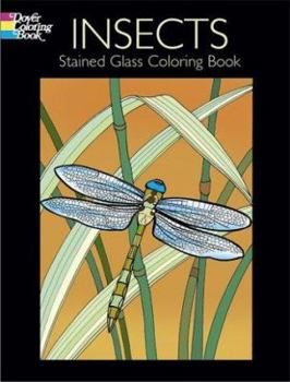 Insects: Stained Glass Coloring Book