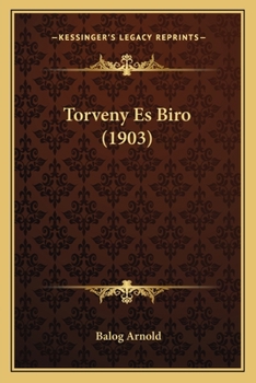 Paperback Torveny Es Biro (1903) Book