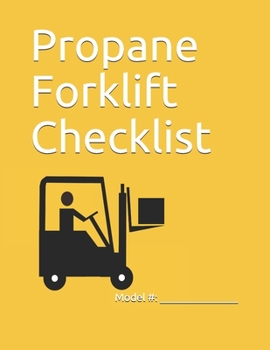 Paperback Propane Forklift Checklist Book