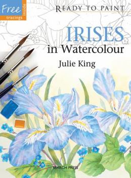 Paperback Irises in Watercolour Book