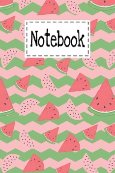 Notebook: Cute Watermelon Gifts Cartoon Theme Lined Notebook For kids Girls Boys men Women  Teens For Taking notes & Ideas - Perfect As Gifts For fruit Summer Lovers.