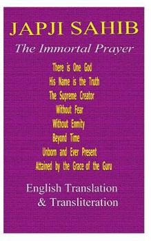 Paperback Japji Sahib - English Translation and Transliteration Book
