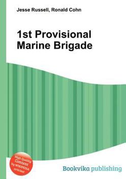 Paperback 1st Provisional Marine Brigade Book