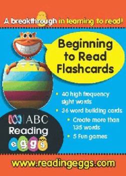 Paperback ABC Reading Eggs Beginning to Read Flashcards Book