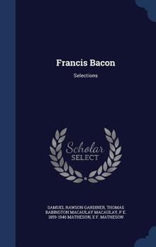 Hardcover Francis Bacon: Selections Book