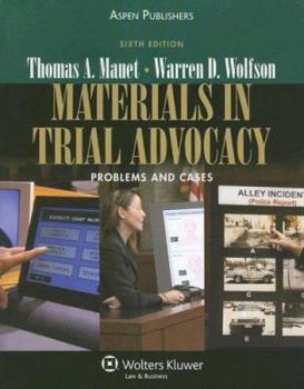 Paperback Materials in Trial Advocacy: Problems and Cases Book
