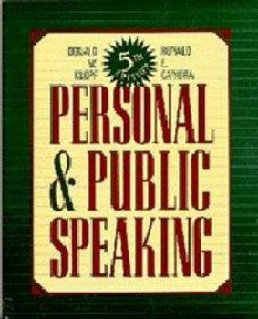 Loose Leaf Personal and Public Speaking Book