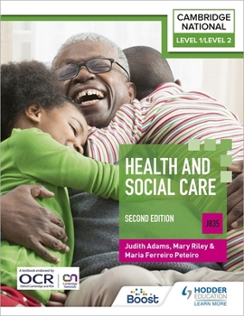 Paperback Level 1/Level 2 Cambridge National in Health & Social Care (J835): Second Edition Book