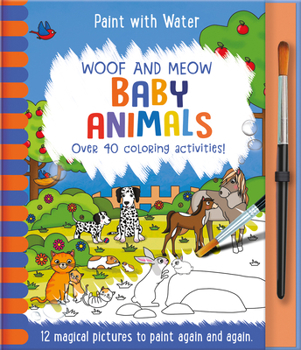 Hardcover Woof and Meow - Baby Animals Book