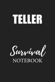 Paperback Teller Survival Notebook: Small Undated Weekly Planner for Work and Personal Everyday Use Habit Tracker Password Logbook Music Review Playlist D Book