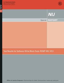 Test Results for Software Write Block Tools: RCMP HDL VO.5
