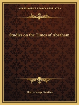 Paperback Studies on the Times of Abraham Book