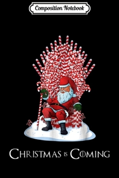 Paperback Composition Notebook: Santa Candy Cane Throne Funny Christmas Journal/Notebook Blank Lined Ruled 6x9 100 Pages Book