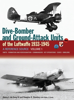 Hardcover Dive Bomber and Ground Attack Units of the Luftwaffe 1933-45 Volume 1 Book