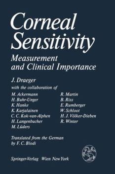 Paperback Corneal Sensitivity: Measurement and Clinical Importance Book
