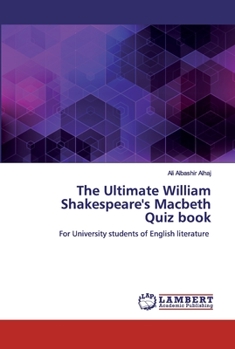 Paperback The Ultimate William Shakespeare's MacbethQuiz book