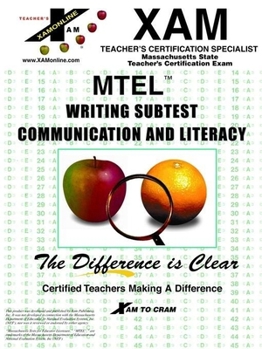 Paperback XAM MTEL Writing Subtest Communication And Literacy Book