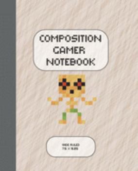 Paperback Composition Gamer Notebook Wide Ruled: The Game is Never Over. Perfect Unique Gift Idea Wide Ruled Notebook, Composition Sketch Book to write in for M Book