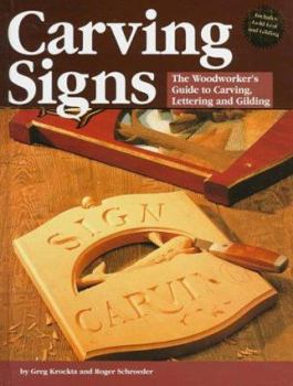 Hardcover Carving Signs: A Woodworkers Guide Book