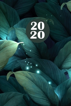 2020: Kalender mit Blumenmotiv für das Jahr 2020 mit Register für Adressen von A-Z (German Edition)