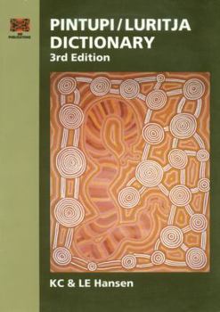 Paperback Pintupi/Luritja Dictionary 3rd Ed Book