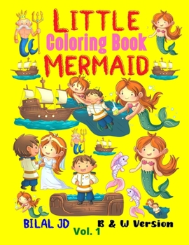 Little Mermaid Coloring Book: Coloring Books For 2 Years Old
