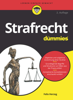 Paperback Strafrecht Allgemeiner Teil für Dummies [German] Book