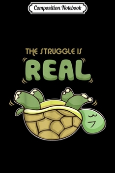 Paperback Composition Notebook: Funny Turtle I Hate Situps The Struggle Is Real Gym Workout Journal/Notebook Blank Lined Ruled 6x9 100 Pages Book