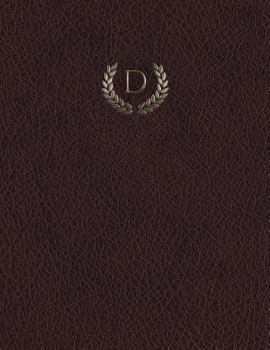 Paperback Monogram "D" Grid Sketchbook Book