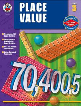 Paperback Place Value, Grade 3 Book