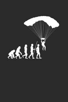 Paragliding Evolution: Paragliding Notebook, Dotted Bullet (6 x 9 - 120 pages) Sports And Recreations Themed Notebook for Daily Journal, Diary, and Gift