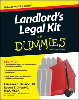Paperback Landlord's Legal Kit for Dummies Book