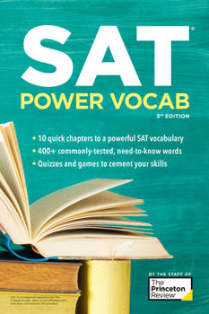 Paperback SAT Power Vocab, 3rd Edition: A Complete Guide to Vocabulary Skills and Strategies for the SAT Book