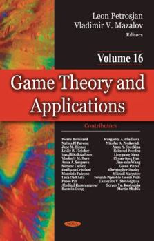 Hardcover Game Theory and Applications Book