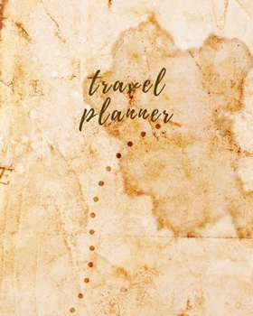 Paperback Travel Planner: Vintage Treasure Map Cover Book