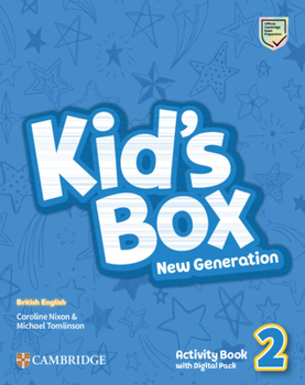 Paperback Kid's Box New Generation Level 2 Activity Book with Digital Pack British English Book