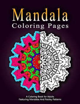 Paperback MANDALA COLORING PAGES - Vol.2: adult coloring pages Book