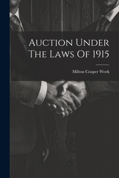 Paperback Auction Under The Laws Of 1915 [Afrikaans] Book