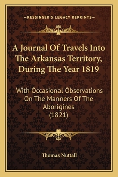 Nuttall's Journal - Book  of the American Exploration and Travel Series