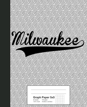 Paperback Graph Paper 5x5: MILWAUKEE Notebook Book